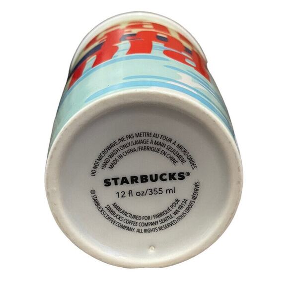 Starbucks California Beach Ceramic Local Traveler Tumbler Coffee Mug 12oz 2017 - Picture 8 of 8